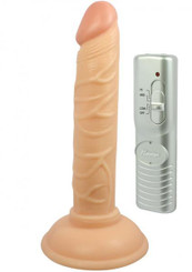 The All American Mini Whoppers 5 inches Vibrating Dong Beige Sex Toy For Sale