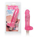 Shanes World Gel Dong with Balls Pink Vibrator by Cal Exotics - Product SKU SE581420