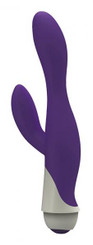 Serena 7 Function Waterproof Silicone Vibrator Purple Adult Toy