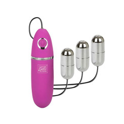 Power Play Triple Silver Bullet Vibrator by Cal Exotics