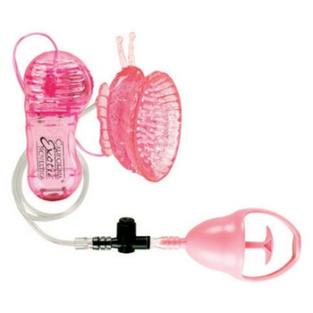 Butterfly Clitoral Pump Pink Sex Toy