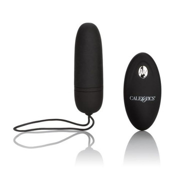 Silicone Remote Control Bullet Vibrator Black by Cal Exotics