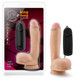 X5 Plus King Dong 8 Inches Vibrating Cock Vanilla Beige Best Adult Toys
