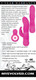 Sugar Bunny Pink Rabbit Vibrator by Evolved Novelties - view 3