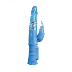 The Deluxe Slim Rabbit Vibe Blue Sex Toy For Sale
