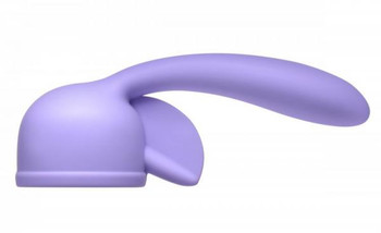 Fluttering Kiss Dual Stimulation Wand Attachment Purple Adult Toy