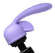 XR Brands Fluttering Kiss Dual Stimulation Wand Attachment Purple - Product SKU XRAD440