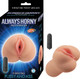 NassToys Always Horny Masturbator Vibrating Pussy and Ass Beige - Product SKU NW2865