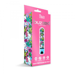 Prints Charming Buzzed Higher Power Rechargeable Bullet Stoner Chick by Global Novelties
