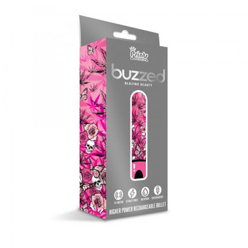 Prints Charming Buzzed Higher Power Rechargeable Bullet Blazing Beauty by Global Novelties