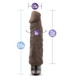 Home Wrecker 9 inches Realistic Vibrator - Brown by Blush Novelties - view 2