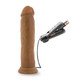 Dr. Throb 9.5 inches Vibrating Penis, Suction Cup Tan by Blush Novelties - view 3