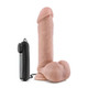 The Goalie Vibrating 8 Inches Realistic Dildo Beige by Blush Novelties - view 4