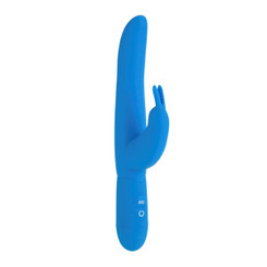 Bounding Bunny Silicone Vibrator Blue by Cal Exotics
