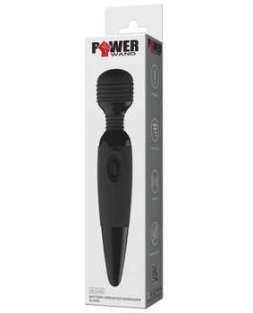 Pretty Love Power Wand-black Silicone Vibrator Best Sex Toys