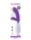 Classix Silicone G-Spot Rabbit Style Vibrator Purple by Pipedream Products - view 2