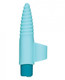 Evolved Novelties Unicorn Power Bullet Vibrator with Finger Sleeve Teal - Product SKU ENRS44182