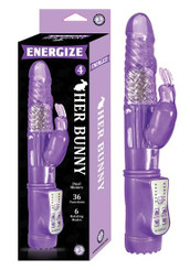 Energize Her Bunny 4 Rabbit Vibrator Purple Best Adult Toys