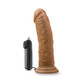 Dr Joe 8 inches Vibrating Penis with Suction Cup Tan by Blush Novelties