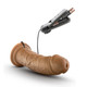 Dr Joe 8 inches Vibrating Penis with Suction Cup Tan by Blush Novelties - view 4