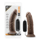 Dr Joe 8 inches Vibrating Cock Suction Cup Brown by Blush Novelties - Product SKU BN13826
