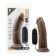 Dr Joe 8 inches Vibrating Penis Suction Cup Brown by Blush Novelties - view 2