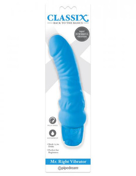 Classix Mr. Right Vibrator Blue Best Adult Toys