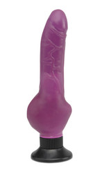 Waterproof Wall Bangers Purple Vibrating Dong Best Sex Toys