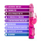 Blush Novelties Romping Rabbit Fuchsia Pink Vibrator - Product SKU BN29950
