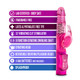 Romping Rabbit Fuchsia Pink Vibrator by Blush Novelties - view 3