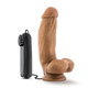 MMA Fighter Vibrating 7 inches Realistic Penis Mocha by Blush Novelties - view 4
