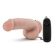 The Quaterback Vibrating Realistic Cock Beige by Blush Novelties - Product SKU BN17433