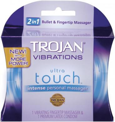 Buy Trojan Vibrating Ultra Touch Finger Vibe Adult Sex Toys