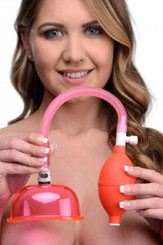 Size Matters Vaginal Pump Large 5 Inches Cup Pink Adult Toy
