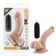Dr Ken 6.5 inches Vibrating Cock with Suction Cup Beige by Blush Novelties - Product SKU BN13483