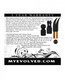Glam Squad 3 Sleeves One Bullet Vibrator Black by Evolved Novelties - Product SKU ENRS50022