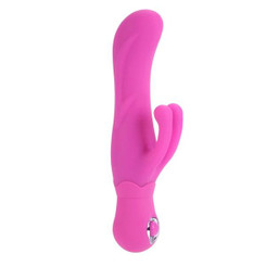 Posh Silicone Double Dancer Vibrator Pink by Cal Exotics