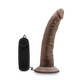 Dr Dave 7 inches Vibrating Penis Suction Cup Brown by Blush Novelties