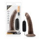 Dr Dave 7 inches Vibrating Cock Suction Cup Brown by Blush Novelties - Product SKU BN13706