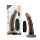 Dr Dave 7 inches Vibrating Penis Suction Cup Brown by Blush Novelties - view 2