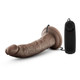 Dr Dave 7 inches Vibrating Penis Suction Cup Brown by Blush Novelties - view 3