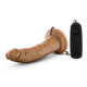Dr Dave 7 inches Vibrating Penis Suction Cup Tan by Blush Novelties - view 3