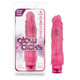 Glow Dildos The Drop Pink Realistic Vibrator by Blush Novelties - view 2