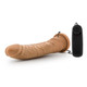 Dr. Skin 8.5 inches Vibrating Realistic Penis Mocha by Blush Novelties - view 2