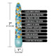 Global Novelties Prints Charming Pop Tease 7in Vibe Bang Blue - Product SKU GN1000102