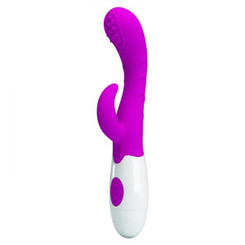 Pretty Love Arthur Waving Silicone Rabbit Vibrator Purple by Liaoyang Baile Health Care