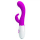 Pretty Love Arthur Waving Silicone Rabbit Vibrator Purple by Liaoyang Baile Health Care - view 4