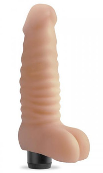 Real Feel No 13 Beige Vibrating Dildo Best Adult Toys