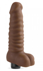 Real Feel Lifelike Toyz No. 13 - Brown Vibrator Adult Sex Toy