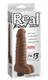 Real Feel Lifelike Toyz No. 13 - Brown Vibrator by Pipedream - Product SKU PD139429